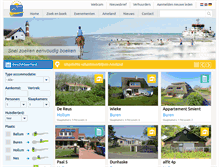 Tablet Screenshot of ameland-site.nl